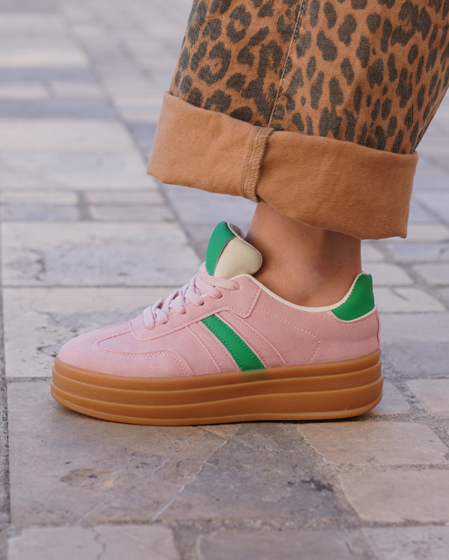 Basket compensée rose sales