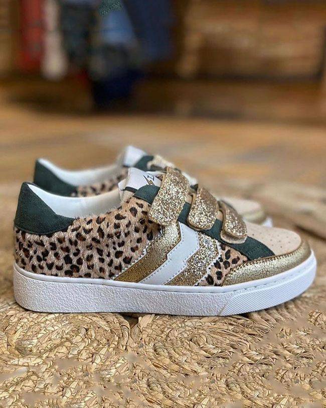 Basket femme noir leopard online