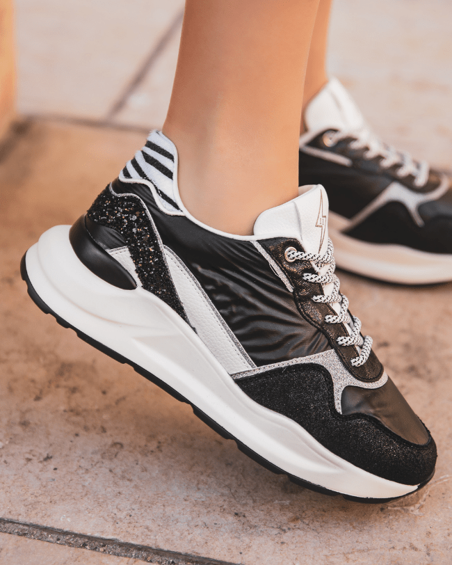 Basket mode noire femme sales